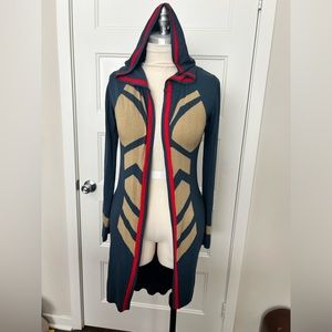 Marvel’s Wasp inspired hooded cardigan